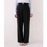 【WEB限定】美easyリネンライクベルテッドストレートパンツ イージーケア 接… | VIS  | 詳細画像26 