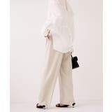 【WEB限定】美easyリネンライクベルテッドストレートパンツ イージーケア 接… | VIS  | 詳細画像5 