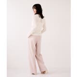 【WEB限定】美easyリネンライクベルテッドストレートパンツ イージーケア 接… | VIS  | 詳細画像9 