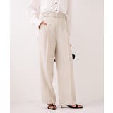 キナリ(16) | 【WEB限定】美easyリネンライクベルテッドストレートパンツ イージーケア 接… | VIS 