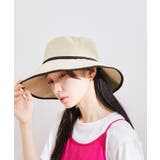 ベージュ系(28) | 【UVカット・抗菌防臭】ポリジュートつば広ハット | VIS