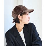 ベージュ系(29) | バックリボンベロアキャップ | VIS 