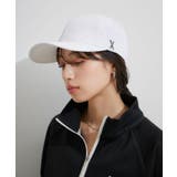 ホワイト(10) | 【BARZAR】 STUD LOGO OVER FIT BALL CAP | VIS 