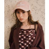 【MARY QUANT×VIS】ロゴ刺繍スエードキャップ | VIS | 詳細画像1
