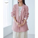 ピンク(63) | 美easyテーラードジャケット【洗える】 | VIS 