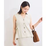 【セットアップ対応】サイドベルトフレアジレ | VIS | 詳細画像1