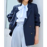 ネイビー(40) | 【美easy】リラックスジャケット【接触冷感/洗える】【セットアップ対応】 | VIS