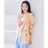 オレンジ系(72) | 【美easy】リラックスジャケット【接触冷感/洗える】【セットアップ対応】 | VIS