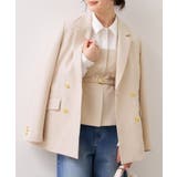 ベージュ(27) | 【美easy】コンフォート金ボタンジャケット イージーケア UVケア | VIS 