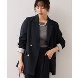 ネイビー(40) | 【美easy】コンフォート金ボタンジャケット イージーケア UVケア | VIS 