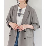 美easyリネンライクテーラードジャケット イージーケア 接触冷感 | VIS  | 詳細画像17 