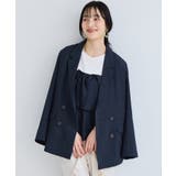 ネイビー(40) | 美easyリネンライクテーラードジャケット イージーケア 接触冷感 | VIS 