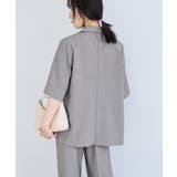 美easyリネンライクハーフスリーブダブルジャケット イージーケア 接触冷感 | VIS  | 詳細画像11 