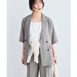 美easyリネンライクハーフスリーブダブルジャケット イージーケア 接触冷感 | VIS  | 詳細画像12 