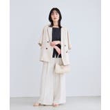 美easyリネンライクハーフスリーブダブルジャケット イージーケア 接触冷感 | VIS  | 詳細画像15 