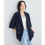 美easyリネンライクハーフスリーブダブルジャケット イージーケア 接触冷感 | VIS  | 詳細画像24 