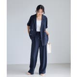 美easyリネンライクハーフスリーブダブルジャケット イージーケア 接触冷感 | VIS  | 詳細画像31 