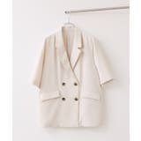 美easyリネンライクハーフスリーブダブルジャケット イージーケア 接触冷感 | VIS  | 詳細画像36 