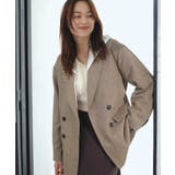 ヘリンボーンツイードベルテッドジャケット/セットアップ対応 | VIS  | 詳細画像10 