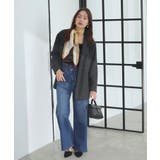 ヘリンボーンツイードベルテッドジャケット/セットアップ対応 | VIS  | 詳細画像2 