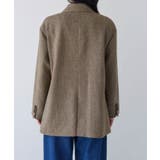 ヘリンボーンツイードベルテッドジャケット/セットアップ対応 | VIS  | 詳細画像24 