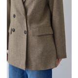 ヘリンボーンツイードベルテッドジャケット/セットアップ対応 | VIS  | 詳細画像28 