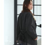 ヘリンボーンツイードベルテッドジャケット/セットアップ対応 | VIS  | 詳細画像7 