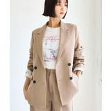 ウーリッシュダブルブレストテーラードジャケット | VIS  | 詳細画像19