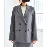 ウーリッシュダブルブレストテーラードジャケット | VIS  | 詳細画像34