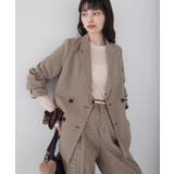 ベージュ系(29) | ウーリッシュダブルブレストテーラードジャケット | VIS