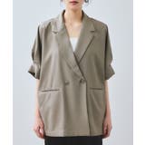 【WEB限定】タックスリーブテーラードジャケット | VIS | 詳細画像11