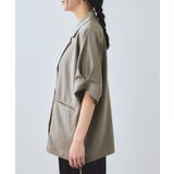 【WEB限定】タックスリーブテーラードジャケット | VIS | 詳細画像12