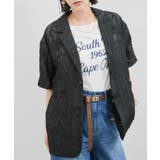 ブラック(01) | シアージャガードハーフスリーブサマージャケット | VIS