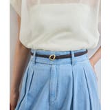 10mm巾変形メタルバックルピンレスベルト | VIS | 詳細画像14