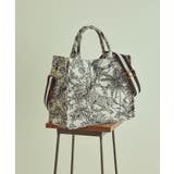 ブラック(01) | 【新色追加】【A4対応】2WAYジャングル柄トートバッグ | VIS 