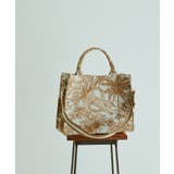 ベージュ(27) | 【新色追加】【A4対応】2WAYジャングル柄トートバッグ | VIS 