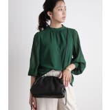 【田中みな実さん着用】くち金ギャザーショルダーバッグ | VIS | 詳細画像5