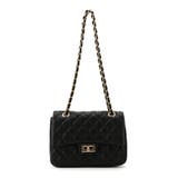 【2WAY】フェイクレザー＆ベロアキルティングショルダーバッグ | VIS  | 詳細画像14 