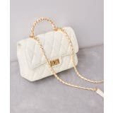 オフホワイト(15) | チェーンハンドルキルティングショルダーバッグ/2WAY・一部WEB限定カラー | VIS 