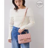 ピンク(63) | チェーンハンドルキルティングショルダーバッグ/2WAY・一部WEB限定カラー | VIS 