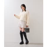 ファーハンドルキルティング&ツイードバニティバッグ/2WAY | VIS | 詳細画像10