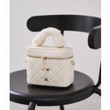 ファーハンドルキルティング&ツイードバニティバッグ/2WAY | VIS | 詳細画像11