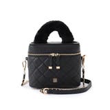 ファーハンドルキルティング&ツイードバニティバッグ/2WAY | VIS | 詳細画像15