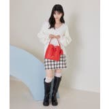 ラインストーン＆スタッズハートカットバッグ | VIS  | 詳細画像15 