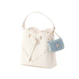 ラインストーン＆スタッズハートカットバッグ | VIS  | 詳細画像24 