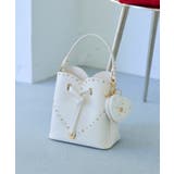 ラインストーン＆スタッズハートカットバッグ | VIS  | 詳細画像6 