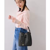 ラインストーン＆スタッズハートカットバッグ | VIS  | 詳細画像8 