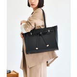 ブラック(01) | 【新色追加】【A4収納】フラップタイトートバッグ | VIS 