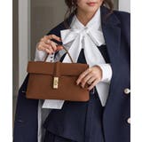 クロコ・スエードひねり金具ワンハンドルバッグ/2WAY | VIS | 詳細画像10