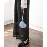 サックス(48) | 【6色展開】ハートポーチスマホショルダーバッグ | VIS